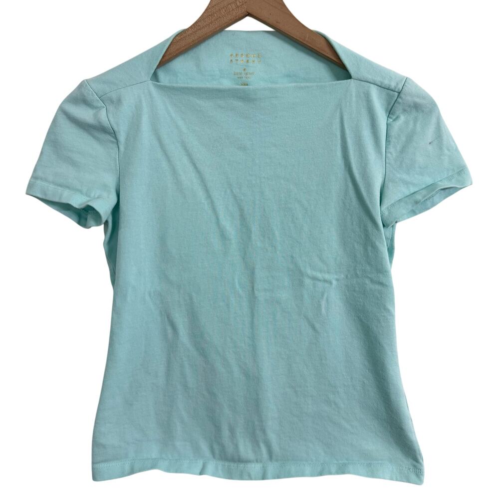 Kate Spade New York Broome Street Blue Everyday Tee Shirt Size XXS Carbeansky